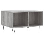 vidaXL Măsuță de cafea, gri sonoma, 60x50x36,5 cm, lemn compozit vidaXL Măsuță de cafea, gri sonoma, 60x50x36,5 cm, lemn compozit