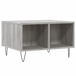 vidaXL Măsuță de cafea, gri sonoma, 60x50x36,5 cm, lemn compozit vidaXL Măsuță de cafea, gri sonoma, 60x50x36,5 cm, lemn compozit