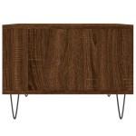 vidaXL Măsuță de cafea, stejar maro, 60x50x36,5 cm, lemn compozit vidaXL Măsuță de cafea, stejar maro, 60x50x36,5 cm, lemn compozit