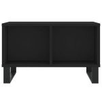 vidaXL Măsuță de cafea, negru, 60x50x36,5 cm, lemn compozit vidaXL Măsuță de cafea, negru, 60x50x36,5 cm, lemn compozit