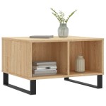 vidaXL Măsuță de cafea, stejar sonoma, 60x50x36,5 cm, lemn prelucrat vidaXL Măsuță de cafea, stejar sonoma, 60x50x36,5 cm, lemn prelucrat