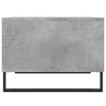 vidaXL Măsuță de cafea, gri beton, 60x50x36,5 cm, lemn compozit vidaXL Măsuță de cafea, gri beton, 60x50x36,5 cm, lemn compozit