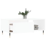 vidaXL Măsuță de cafea, alb, 90x50x36,5 cm, lemn prelucrat vidaXL Măsuță de cafea, alb, 90x50x36,5 cm, lemn prelucrat