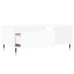 vidaXL Măsuță de cafea, alb, 90x50x36,5 cm, lemn prelucrat vidaXL Măsuță de cafea, alb, 90x50x36,5 cm, lemn prelucrat