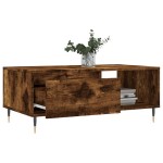 vidaXL Măsuță de cafea, stejar fumuriu, 90x50x36,5 cm, lemn prelucrat vidaXL Măsuță de cafea, stejar fumuriu, 90x50x36,5 cm, lemn prelucrat