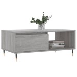 vidaXL Măsuță de cafea, gri sonoma, 90x50x36,5 cm, lemn prelucrat vidaXL Măsuță de cafea, gri sonoma, 90x50x36,5 cm, lemn prelucrat