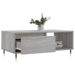 vidaXL Măsuță de cafea, gri sonoma, 90x50x36,5 cm, lemn prelucrat vidaXL Măsuță de cafea, gri sonoma, 90x50x36,5 cm, lemn prelucrat