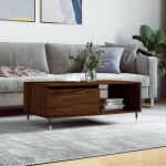 vidaXL Măsuță de cafea, stejar maro, 90x50x36,5 cm, lemn prelucrat vidaXL Măsuță de cafea, stejar maro, 90x50x36,5 cm, lemn prelucrat