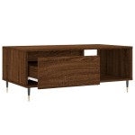 vidaXL Măsuță de cafea, stejar maro, 90x50x36,5 cm, lemn prelucrat vidaXL Măsuță de cafea, stejar maro, 90x50x36,5 cm, lemn prelucrat