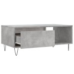 vidaXL Măsuță de cafea, gri beton, 90x50x36,5 cm, lemn compozit
