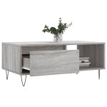vidaXL Măsuță de cafea, gri sonoma, 90x50x36,5 cm, lemn prelucrat vidaXL Măsuță de cafea, gri sonoma, 90x50x36,5 cm, lemn prelucrat