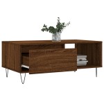 vidaXL Măsuță de cafea, stejar maro, 90x50x36,5 cm, lemn prelucrat vidaXL Măsuță de cafea, stejar maro, 90x50x36,5 cm, lemn prelucrat