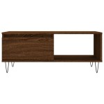 vidaXL Măsuță de cafea, stejar maro, 90x50x36,5 cm, lemn prelucrat vidaXL Măsuță de cafea, stejar maro, 90x50x36,5 cm, lemn prelucrat