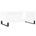 vidaXL Măsuță de cafea, alb, 90x50x36,5 cm, lemn prelucrat vidaXL Măsuță de cafea, alb, 90x50x36,5 cm, lemn prelucrat