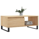 vidaXL Măsuță de cafea, stejar sonoma, 90x50x36,5 cm, lemn compozit