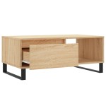 vidaXL Măsuță de cafea, stejar sonoma, 90x50x36,5 cm, lemn compozit