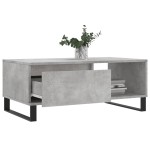 vidaXL Măsuță de cafea, gri beton, 90x50x36,5 cm, lemn compozit vidaXL Măsuță de cafea, gri beton, 90x50x36,5 cm, lemn compozit