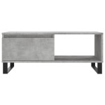 vidaXL Măsuță de cafea, gri beton, 90x50x36,5 cm, lemn compozit vidaXL Măsuță de cafea, gri beton, 90x50x36,5 cm, lemn compozit