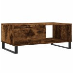 vidaXL Măsuță de cafea, stejar fumuriu, 90x50x36,5 cm, lemn prelucrat vidaXL Măsuță de cafea, stejar fumuriu, 90x50x36,5 cm, lemn prelucrat
