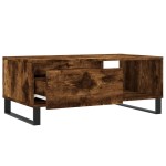 vidaXL Măsuță de cafea, stejar fumuriu, 90x50x36,5 cm, lemn prelucrat vidaXL Măsuță de cafea, stejar fumuriu, 90x50x36,5 cm, lemn prelucrat