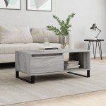 vidaXL Măsuță de cafea, gri sonoma, 90x50x36,5 cm, lemn prelucrat vidaXL Măsuță de cafea, gri sonoma, 90x50x36,5 cm, lemn prelucrat