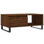vidaXL Măsuță de cafea, stejar maro, 90x50x36,5 cm, lemn prelucrat vidaXL Măsuță de cafea, stejar maro, 90x50x36,5 cm, lemn prelucrat