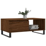 vidaXL Măsuță de cafea, stejar maro, 90x50x36,5 cm, lemn prelucrat vidaXL Măsuță de cafea, stejar maro, 90x50x36,5 cm, lemn prelucrat