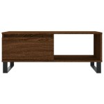 vidaXL Măsuță de cafea, stejar maro, 90x50x36,5 cm, lemn prelucrat vidaXL Măsuță de cafea, stejar maro, 90x50x36,5 cm, lemn prelucrat