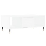 vidaXL Măsuță de cafea, alb, 90x50x36,5 cm, lemn prelucrat vidaXL Măsuță de cafea, alb, 90x50x36,5 cm, lemn prelucrat