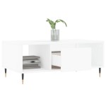 vidaXL Măsuță de cafea, alb, 90x50x36,5 cm, lemn prelucrat vidaXL Măsuță de cafea, alb, 90x50x36,5 cm, lemn prelucrat