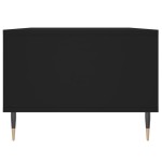 vidaXL Măsuță de cafea, negru, 90x50x36,5 cm, lemn compozit