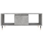 vidaXL Măsuță de cafea, gri beton, 90x50x36,5 cm, lemn compozit vidaXL Măsuță de cafea, gri beton, 90x50x36,5 cm, lemn compozit