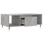 vidaXL Măsuță de cafea, gri beton, 90x50x36,5 cm, lemn compozit vidaXL Măsuță de cafea, gri beton, 90x50x36,5 cm, lemn compozit