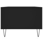 vidaXL Măsuță de cafea, negru, 90x50x36,5 cm, lemn compozit