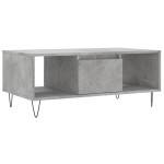 vidaXL Măsuță de cafea, gri beton, 90x50x36,5 cm, lemn compozit vidaXL Măsuță de cafea, gri beton, 90x50x36,5 cm, lemn compozit