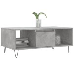 vidaXL Măsuță de cafea, gri beton, 90x50x36,5 cm, lemn compozit vidaXL Măsuță de cafea, gri beton, 90x50x36,5 cm, lemn compozit