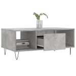 vidaXL Măsuță de cafea, gri beton, 90x50x36,5 cm, lemn compozit vidaXL Măsuță de cafea, gri beton, 90x50x36,5 cm, lemn compozit