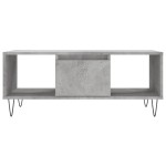vidaXL Măsuță de cafea, gri beton, 90x50x36,5 cm, lemn compozit vidaXL Măsuță de cafea, gri beton, 90x50x36,5 cm, lemn compozit
