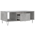 vidaXL Măsuță de cafea, gri beton, 90x50x36,5 cm, lemn compozit vidaXL Măsuță de cafea, gri beton, 90x50x36,5 cm, lemn compozit