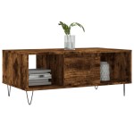 vidaXL Măsuță de cafea, stejar fumuriu, 90x50x36,5 cm, lemn prelucrat vidaXL Măsuță de cafea, stejar fumuriu, 90x50x36,5 cm, lemn prelucrat