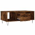 vidaXL Măsuță de cafea, stejar fumuriu, 90x50x36,5 cm, lemn prelucrat vidaXL Măsuță de cafea, stejar fumuriu, 90x50x36,5 cm, lemn prelucrat