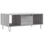 vidaXL Măsuță de cafea, gri sonoma, 90x50x36,5 cm, lemn prelucrat vidaXL Măsuță de cafea, gri sonoma, 90x50x36,5 cm, lemn prelucrat
