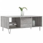 vidaXL Măsuță de cafea, gri sonoma, 90x50x36,5 cm, lemn prelucrat vidaXL Măsuță de cafea, gri sonoma, 90x50x36,5 cm, lemn prelucrat