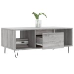 vidaXL Măsuță de cafea, gri sonoma, 90x50x36,5 cm, lemn prelucrat vidaXL Măsuță de cafea, gri sonoma, 90x50x36,5 cm, lemn prelucrat