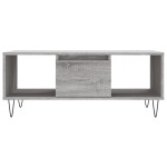 vidaXL Măsuță de cafea, gri sonoma, 90x50x36,5 cm, lemn prelucrat vidaXL Măsuță de cafea, gri sonoma, 90x50x36,5 cm, lemn prelucrat