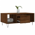 vidaXL Măsuță de cafea, stejar maro, 90x50x36,5 cm, lemn prelucrat vidaXL Măsuță de cafea, stejar maro, 90x50x36,5 cm, lemn prelucrat