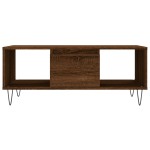 vidaXL Măsuță de cafea, stejar maro, 90x50x36,5 cm, lemn prelucrat vidaXL Măsuță de cafea, stejar maro, 90x50x36,5 cm, lemn prelucrat