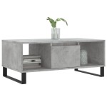 vidaXL Măsuță de cafea, gri beton, 90x50x36,5 cm, lemn compozit vidaXL Măsuță de cafea, gri beton, 90x50x36,5 cm, lemn compozit