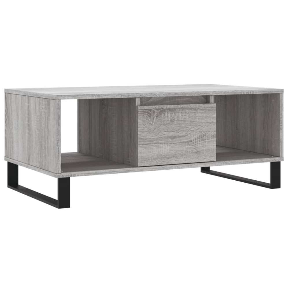 vidaXL Măsuță de cafea, gri sonoma, 90x50x36,5 cm, lemn prelucrat
