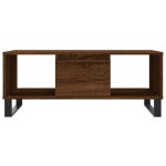 vidaXL Măsuță de cafea, stejar maro, 90x50x36,5 cm, lemn prelucrat vidaXL Măsuță de cafea, stejar maro, 90x50x36,5 cm, lemn prelucrat